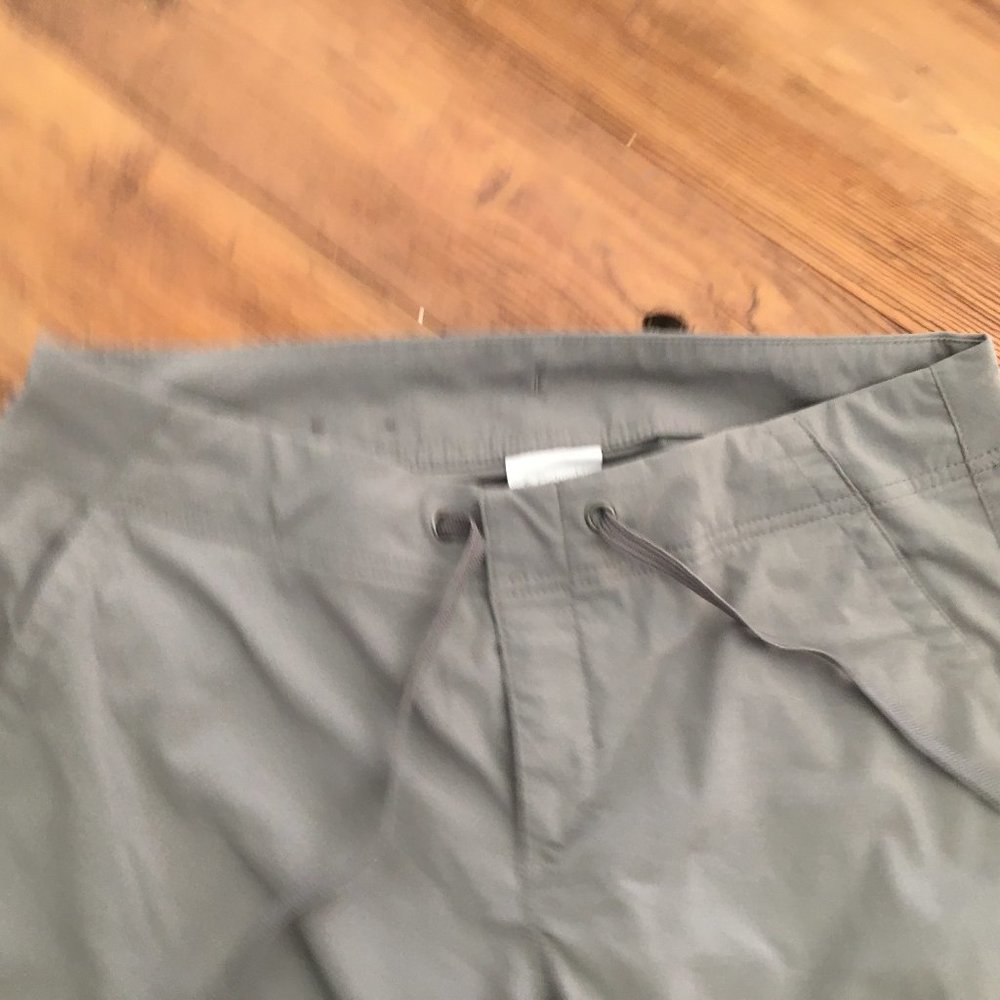 Columbia windpants, gray, women's size 10.